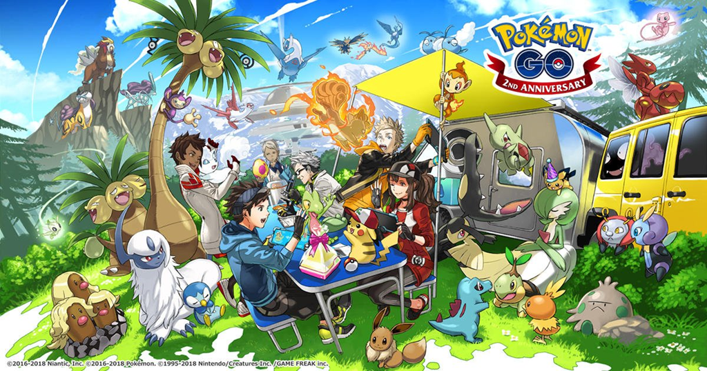 Pokemon Go 2周年アートが公開 第4世代ポケモンの姿も Iphoneteq